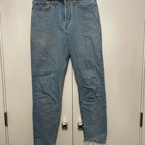 Levi's Light Blue Straight Leg Jeans